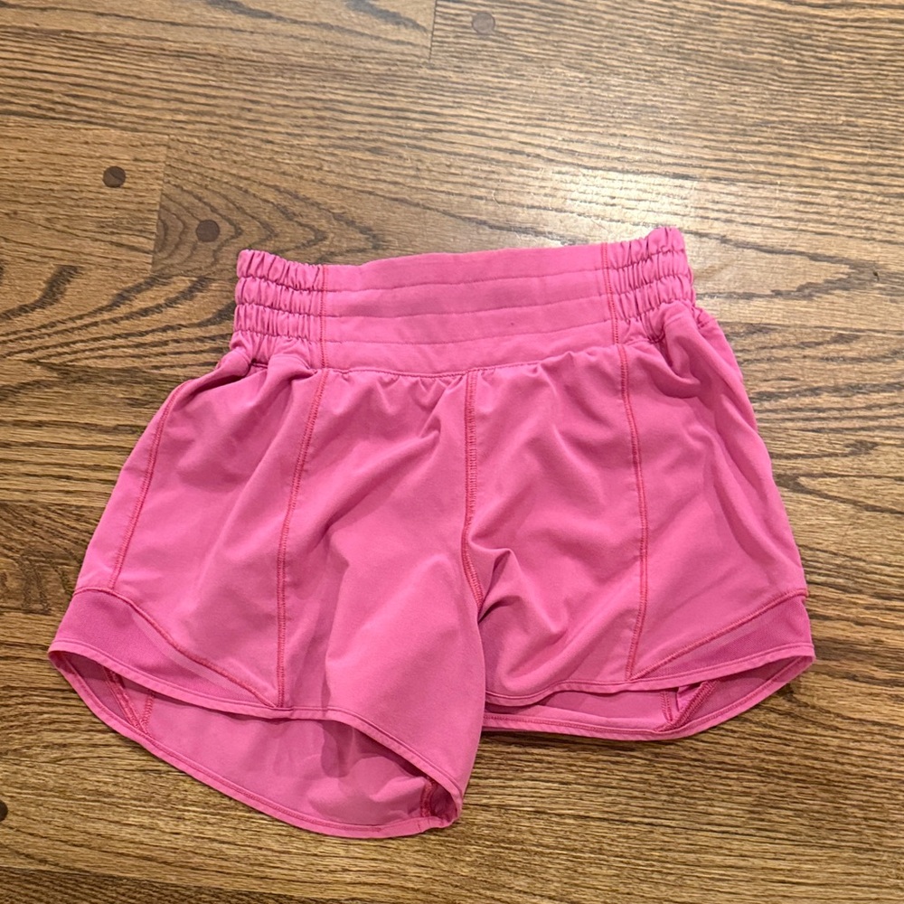 lululemon athletica Pink 4” Hottie Hots Shorts
